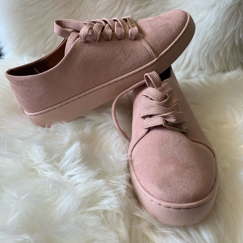 Pink sneakers